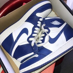 Storm Blue and White 1s
